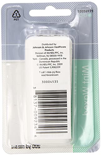 Buy now REACH Mint Waxed Floss 200 Yards 7200 Inch (Pack of 4) at indiglob india