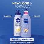 Buy now NIVEA Oil Infused Vanilla and Almond Oil Body Lotion for Women, Fast-Absorbing and Non-Greasy Vanilla Scented Lotion Moisturizes for 48 Hours, 16.9 Fl Oz Pump Bottle, Pack of 3 at indiglob india