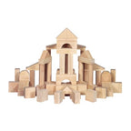 Buy now Melissa & Doug Standard Unit Solid-Wood Building Blocks With Wooden Storage Tray (60 pcs) at indiglob india
