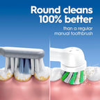 Buy now Oral-B Pro 100 3D White, Battery Toothbrush, White at indiglob india