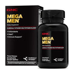 Buy now GNC Mega Men Multivitamin Caplets, Clinically Proven to Feel Better, Immune Support, Energy Support, Antioxidants, B Vitamins, Vitamin D-3, Timed Release, 90 Count, 45 Day Supply at indiglob india