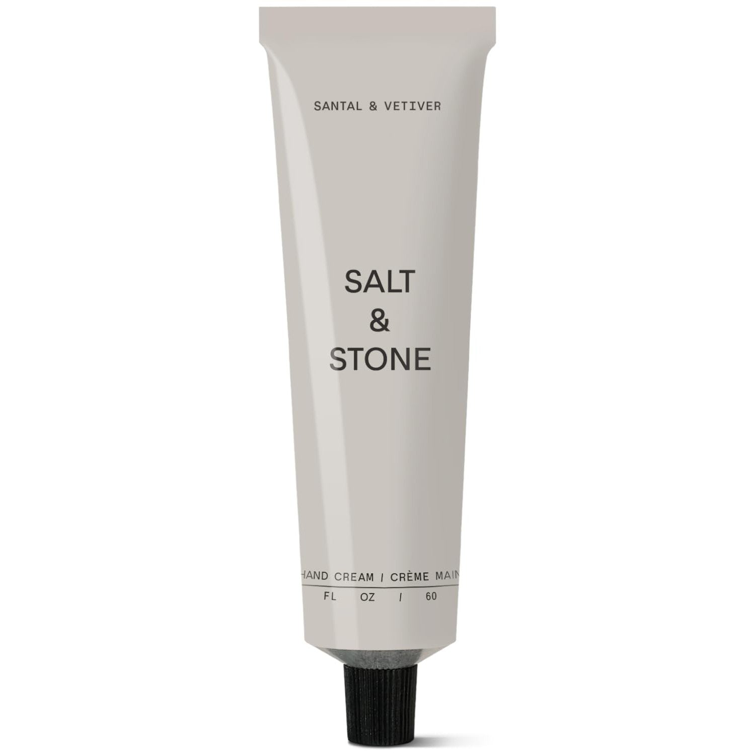 Salt & Stone Hand Cream, Hand Lotion, Women & Men, Santal & Vetiver 2 fl oz | Hand Lotion, Hydrates, Nourishes & Softens Skin, Restores Dry Skin, Fast-Absorbing, Free of Parabens & Phthalates