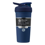 Buy now BlenderBottle Strada Shaker Cup Insulated Stainless Steel Water Bottle with Wire Whisk, 24-Ounce, Black at indiglob india