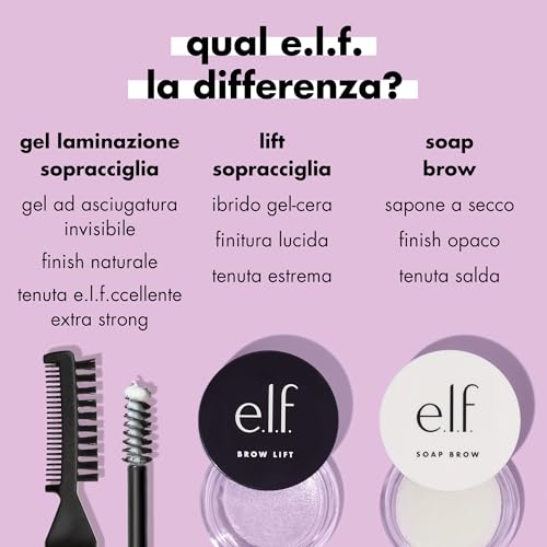 Buy now e.l.f. Brow Laminating Gel, Strong-Hold, Clear-Drying & Water-Resistant Brow Gel Creates Laminated Brows, Comb & Sculpt Brows, Vegan & Cruelty-free at indiglob india
