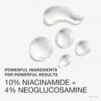 Buy now Neutrogena Stubborn Texture Resurfacing Serum With 10% Niacinamide & 4% Neoglucosamine designed for Acne-Prone, Improves Uneven Skin Tone & Refines Texture, Fragrance-Free, 1 fl. oz at indiglob india