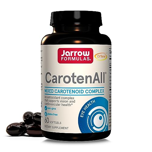 Buy now Jarrow FormulasÂ® CarotenAll, Dietary Supplement, Antioxidant Support for Vision and Cardiovascular Health, 60 Softgels, Up to a 60 Day Supply at indiglob india