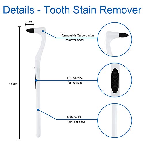 Buy now Tooth Stain Remover, Dental Plaque Tool, Tartar Eraser Polisher, Professional Teeth Whitening Polishing Cleaning Kit, Home Calculus Removal Effectively, NOT Electric Cleaner Brush/Dentist at indiglob india