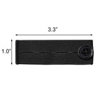 BlingKingdom 5 PCS Adjustable Elastic Button Extenders for Women, Men Pants