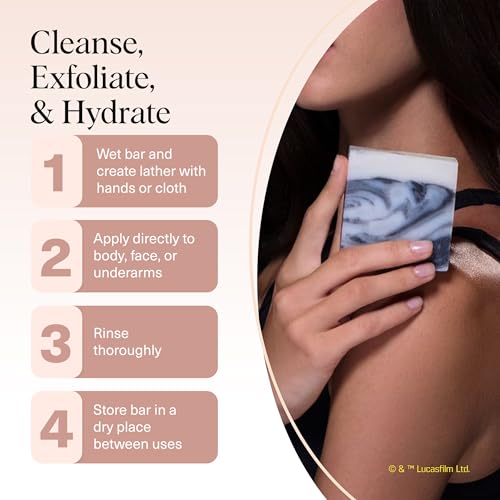 Buy now Kitsch Shea Butter Exfoliating Body Wash x Star Wars Stormtrooper Design â€“ Moisturizing Bar Soap & Gentle Soap Bar â€“ Hydrates, Softens & Soothes Skin â€“ Paraben, Silicone & Sulfate-Free - 4 oz at indiglob india