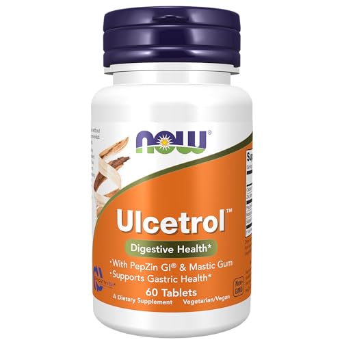 Buy now NOW Foods Supplements Ulcetrolâ„¢, Digestive Health*, With PepZin GIÂ® & Mastic Gum, Supports Gastric Health*, 60 Tablets at indiglob india
