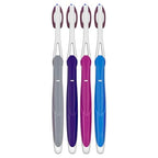Buy now Oral-B 3D White Deep Stain Remover toothbrushes, 4 Count Toothbrush Soft, Removes 90% of Surface Stains, whitens Teeth, deep Reach, removes Plaque and Stains Tooth Brush at indiglob india