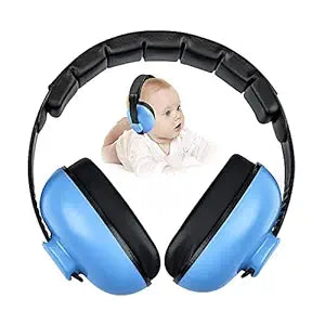 Buy now Baby Ear Protection Noise Cancelling Headphones for Kids Noise Reduction Hearing Protection Earmuffs for 0-3 Years Babies, Toddlers, Infant (Redrose) Blue at indiglob india