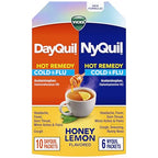 Buy now Vicks DayQuil & NyQuil Hot Remedy Cold & Flu Powder Mix, Over-The-Counter Medicine, Value Pack, Fast Relief for Headache, Fever, Sore Throat, Minor Aches and Pains, and Cough, 16 Packets at indiglob india