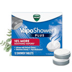 Buy now Vicks, VapoShower Plus, Shower Steamers, Eucalyptus Shower Steamer & Menthol Scent, Clean Dissolving Vapor Shower Tablets, Aromatherapy Shower Steamer & Shower Bombs, 12 count at indiglob india
