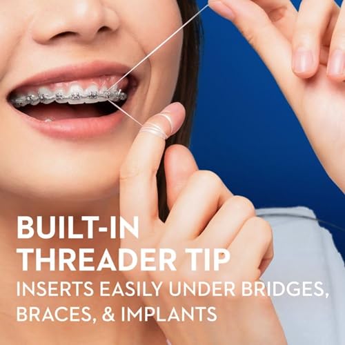 Buy now Oral-B Threader Floss, 30-Count: 6 envelopes of 5 threaders (Value Pack of 3) at indiglob india