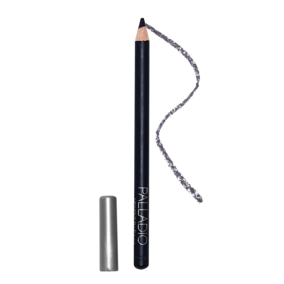 Buy now Palladio Wooden Eyeliner Pencil, Thin Pencil Shape, Easy Application, Firm yet Smooth Formula, Perfectly Outlined Eyes, Contour and Line, Long Lasting, Rich Pigment, Black Midnight Blue at indiglob india