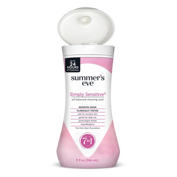 Buy now Summer's Eve Cleansing Wash | Simply Sensitive | 9 Ounce | pH-Balanced | Dermatologist & Gynecologist Tested at indiglob india