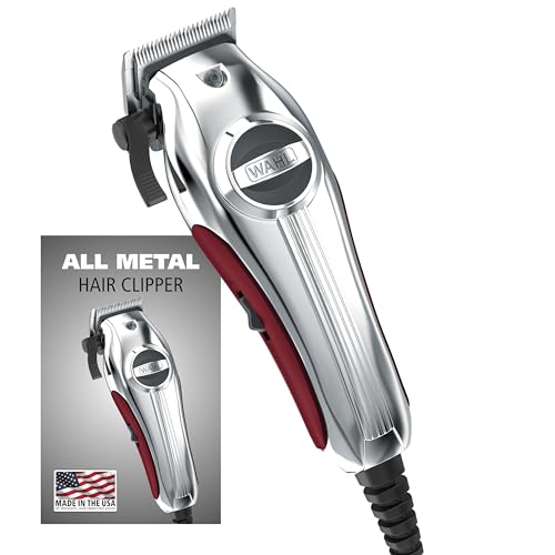 Buy now Wahl USA Pro Ultra Quiet High Torque Corded Hair Clipper for Ultra Quiet Operation and Cooler Operating Temperatures, Metal Housing with Bonus Hair Clipping Guard Caddy - Model 3000097 at indiglob india