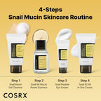 Buy now COSRX All About Snail Mucin Korean Skin Care Set, Mini Travel Essentials, Travel Size Gift Set with Snail Mucin Face Wash, Serum, Moisturizer & Eye Cream, Rejuvenating Kit at indiglob india