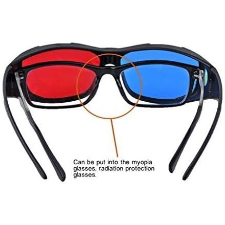 Buy now BIAL Red-blue 3D Glasses/Cyan Anaglyph Simple style 3D Glasses 3D movie game-Extra Upgrade Style at indiglob india