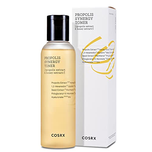 Buy now COSRX Full Fit Propolis Synergy Toner, 150ml / 5.07 fl.oz | Instant Moisture Boosting Toner, Propolis 72.6% Honey 10.7% Panthenol, Korean Skin Care at indiglob india