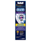 Buy now Oral-B 3D White Toothbrush Heads Pack of 4 Replacement Refills for Electric Rechargeable Toothbrush at indiglob india