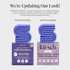 Buy now Kitsch Toning Purple Shampoo For Blondes & Color Treated Hair - Shampoo Bar For Women and Men - Biotin Shampoo for Strengthening & Neutralizing Brassy Tones - Vegan, Silicone & Sulfate Free - 3.2 oz at indiglob india