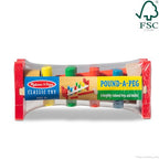 Buy now Melissa & Doug Deluxe Wooden Pound-A-Peg Toy With Hammer - FSC Certified at indiglob india