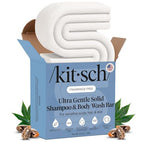 Buy now Kitsch 2-in-1 Shampoo Bar and Body Wash - Ultra Sensitive, Vegan & Natural, 5-Ingredient Formula Bar Soap for Hair & Body - Scent-Free, Paraben-Free - For Sensitive Scalp & Skin - 3.2 oz at indiglob india