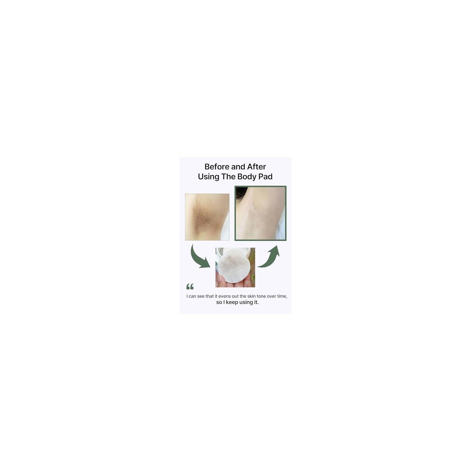 Buy now celimax ONE STEP Body Brightening Pad | with Green Tea & White Truffle, for Underarm, Knee & Elbow, Gentle Exfoliating & Hydrating Body Scrub, 110ml (60 pads) at indiglob india