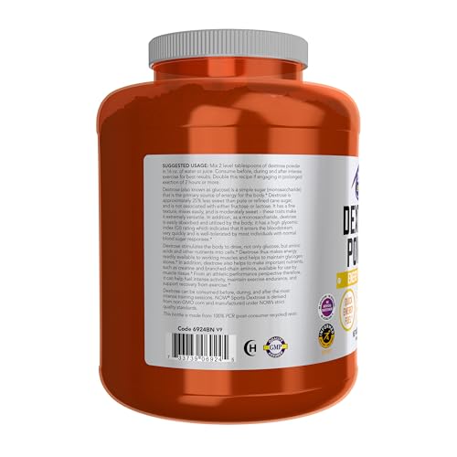 Buy now NOW Foods Sports Nutrition, Dextrose Powder (Monosaccharide), Energy Production*, 10-Pound at indiglob india