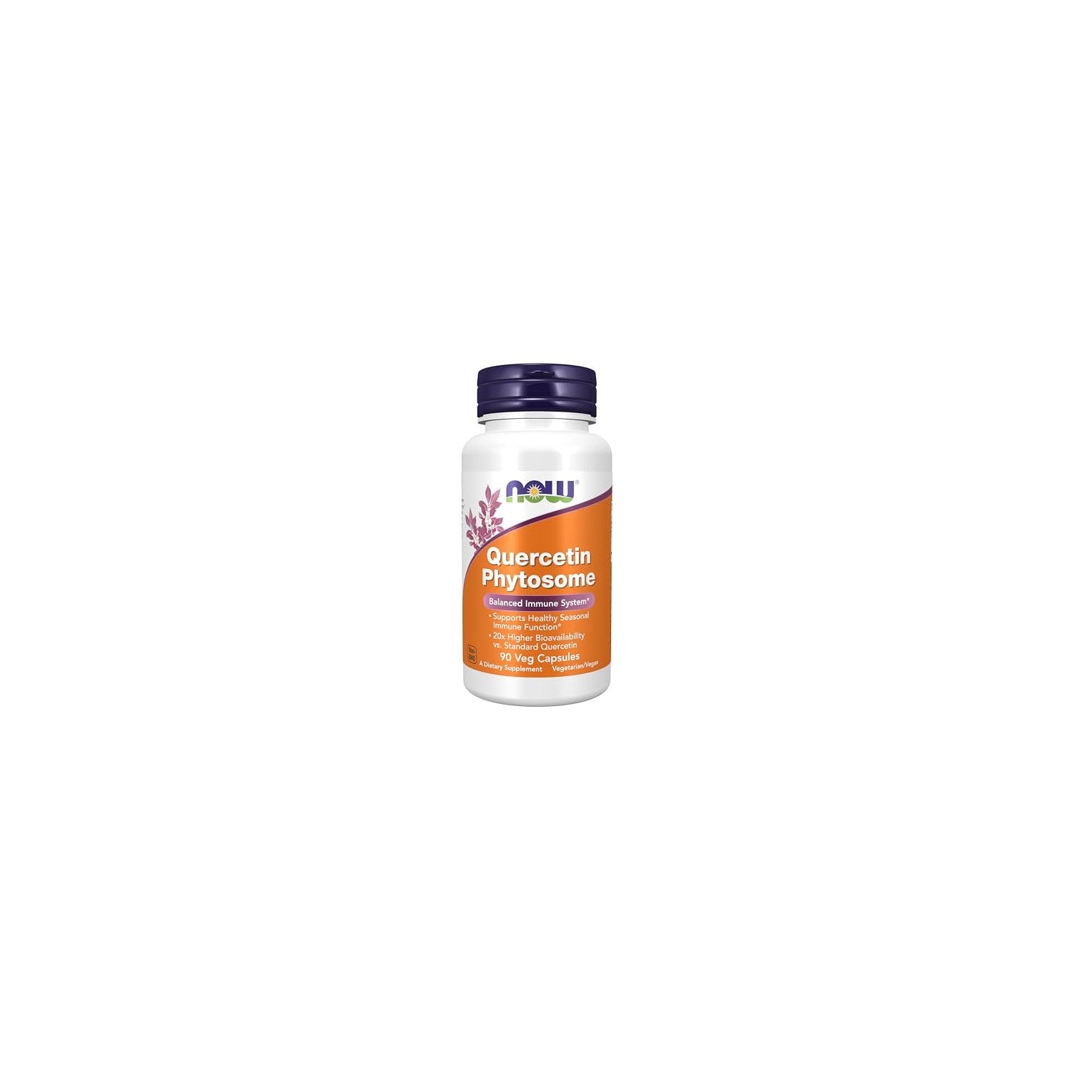 Buy now Now Foods Supplements, Quercetin Phytosome 250mg, Balanced Immune System, 90 Vcaps at indiglob india