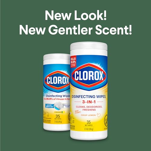 Buy now Clorox Disinfecting Cleaning Wipes, Bleach Free, Crisp Lemon, 35 Count (Pack May Vary) at indiglob india