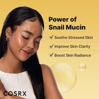 Buy now COSRX All About Snail Mucin Korean Skin Care Set, Mini Travel Essentials, Travel Size Gift Set with Snail Mucin Face Wash, Serum, Moisturizer & Eye Cream, Rejuvenating Kit at indiglob india