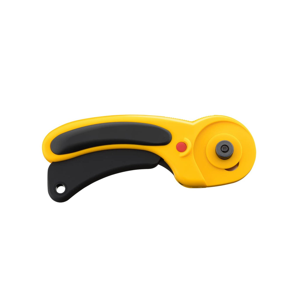 OLFA 45mm Ergonomic Squeeze-Handle Rotary Cutter (RTY-2/DX) - Auto-Retract