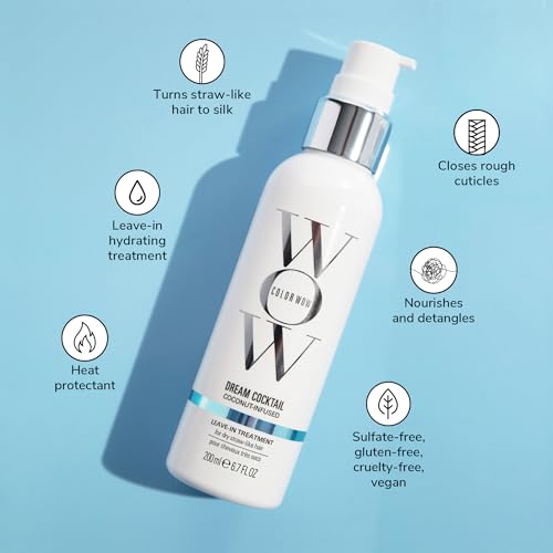 Buy now COLOR WOW Dream Cocktail Coconut Infused Leave-in Treatment â€“ Silky, Supple, Frizz-Free Hair | Blow Dry Boost + Heat Protectant at indiglob india