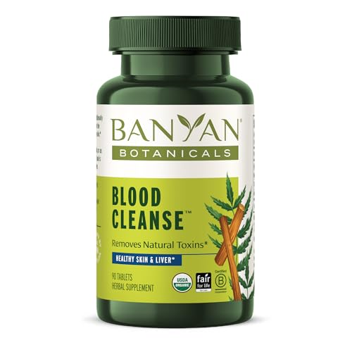 Buy now Banyan Botanicals Blood Cleanse Tablets â€“ Organic Clear Skin Supplement with Manjistha & Neem â€“ Blood Cleanser Herbs for Natural Detox & Healthy Skin* â€“ 90 Tablets â€“ Non GMO Sustainably Sourced Vegan at indiglob india