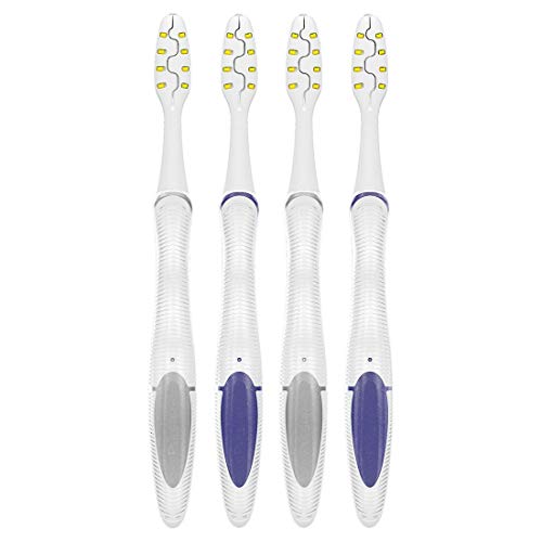 Buy now Oral-B Pulsar Vibrating Bristles Toothbrush, Medium, 4 Pack (Colors May Vary) at indiglob india