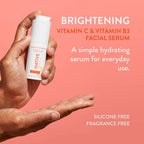 Buy now Native Brightening Facial Serum Contains Naturally Derived Ingredients | Hydrating Serum with Vitamin C and Niacinamide, Vitamin B3, Revitalize and Repair Your Skin, Fragrance-Free, 30ml, 1 fl oz at indiglob india