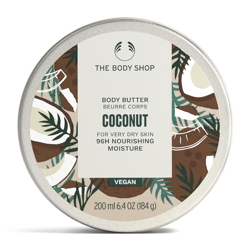 Buy now The Body Shop Coconut Body Butter – Nourishing & Moisturizing Skincare for Very Dry Skin – Vegan – 6.75 oz at indiglob india