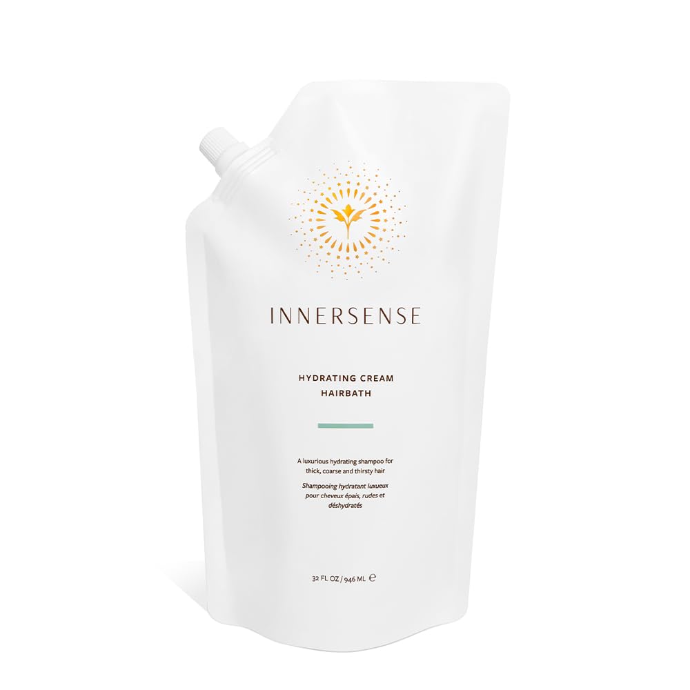 INNERSENSE Organic Beauty - Hydrating Cream Hairbath Shampoo (2oz, 2-Pack) | Hydrates Dry, Coarse + Damaged Hair | Smooths Frizz, Restores Shine + Bounce | Sulfate-Free, Non-Toxic, Clean Haircare