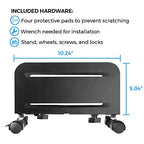 Buy now HumanCentric Adjustable PC Stand for Floor, Computer Tower, Adjustable PC Holder, CPU Rolling Cart, for Gaming & Desktop Computers, Under Desk, Fits Computer Cases 4.7" to 8.2" up to 22lbs at indiglob india