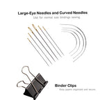 Buy now Bookbinding Kit - KOOTIKO Bookbinding Supplies, Hand Book Binding Starter Tools Set with Real Bone Folder,Paper Awl, Large-Eye Needles, Glue Brush, Wax Thread for Handmade DIY Books at indiglob india