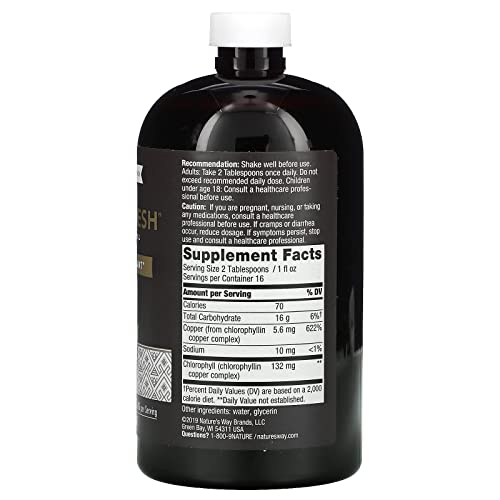 Buy now Nature's Way Chlorofresh Liquid Chlorophyll Internal Deodorant, unflavored 16 oz at indiglob india