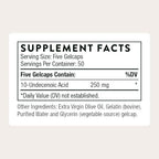 Buy now THORNE - Undecylenic Acid (Formerly Formula SF722) - 250 mg of Undecylenic Acid - for a Healthy Balance of Gut & Vaginal Flora* - Gluten Free - 250 Gelcaps - 50 Servings at indiglob india