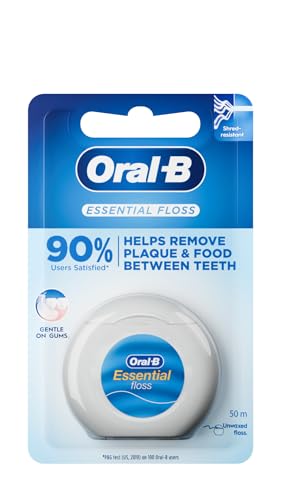 Buy now Oral B 005012 Unwaxed Dental Floss, 50 M at indiglob india