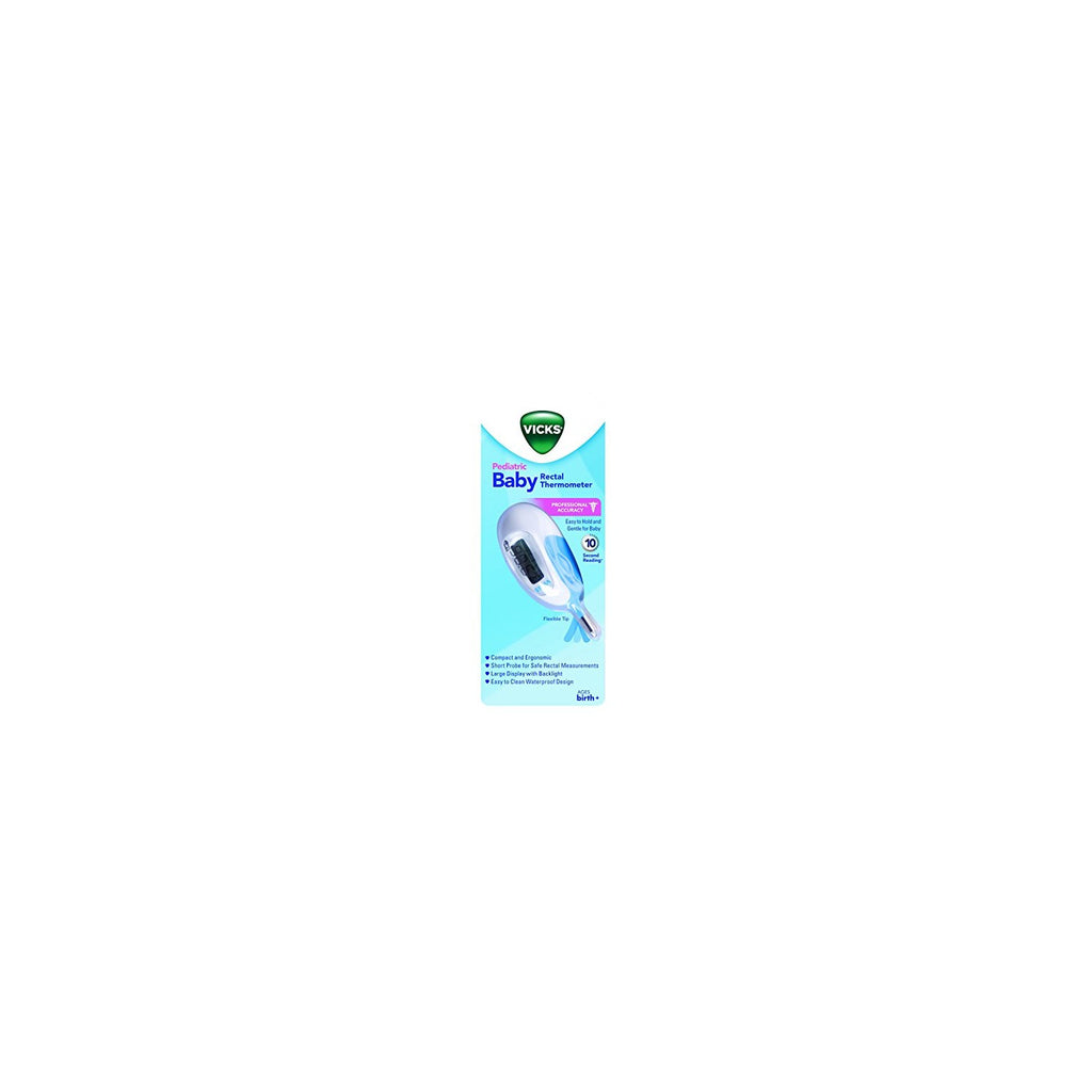 Buy now Vicks Baby Rectal Thermometer Baby Thermometer for Rectal Temperature, Short and Flexible Tip with Fast Read Times and Large Digital Display at indiglob india