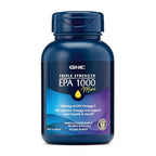 Buy now GNC Triple Strength Fish Oil EPA 1000 Mini, 1000mg Omega 3, Mini Softgels, Supports Eye, Brain, Skin, Healthy Triglycerides, Heart, Joint, Coated to Control Fishy Burps, 45 Servings at indiglob india