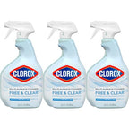 Buy now Clorox Free & Clear Multi Surface Cleaner, Spray Bottle, Fragrance Free, 32 Fluid Ounces, Pack of 3 at indiglob india