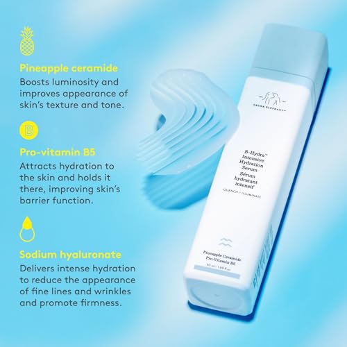Buy now Drunk Elephant B-Hydra Hydration Serum - 50 ml/1.69 fl oz - Hydrating Vitamin B Serum - Clean Clinical Skincare - Cruelty-Free - Dermatologist-Tested - Free of Essential Oils, Silicones, and Fragrance at indiglob india